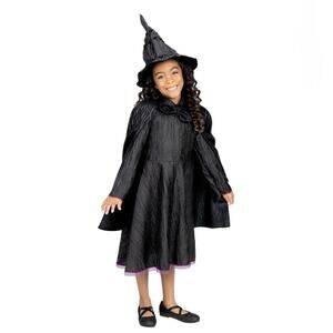Wicked Elphaba Theater Dress Up Set Black Dress & Accessories Costume 4-6X